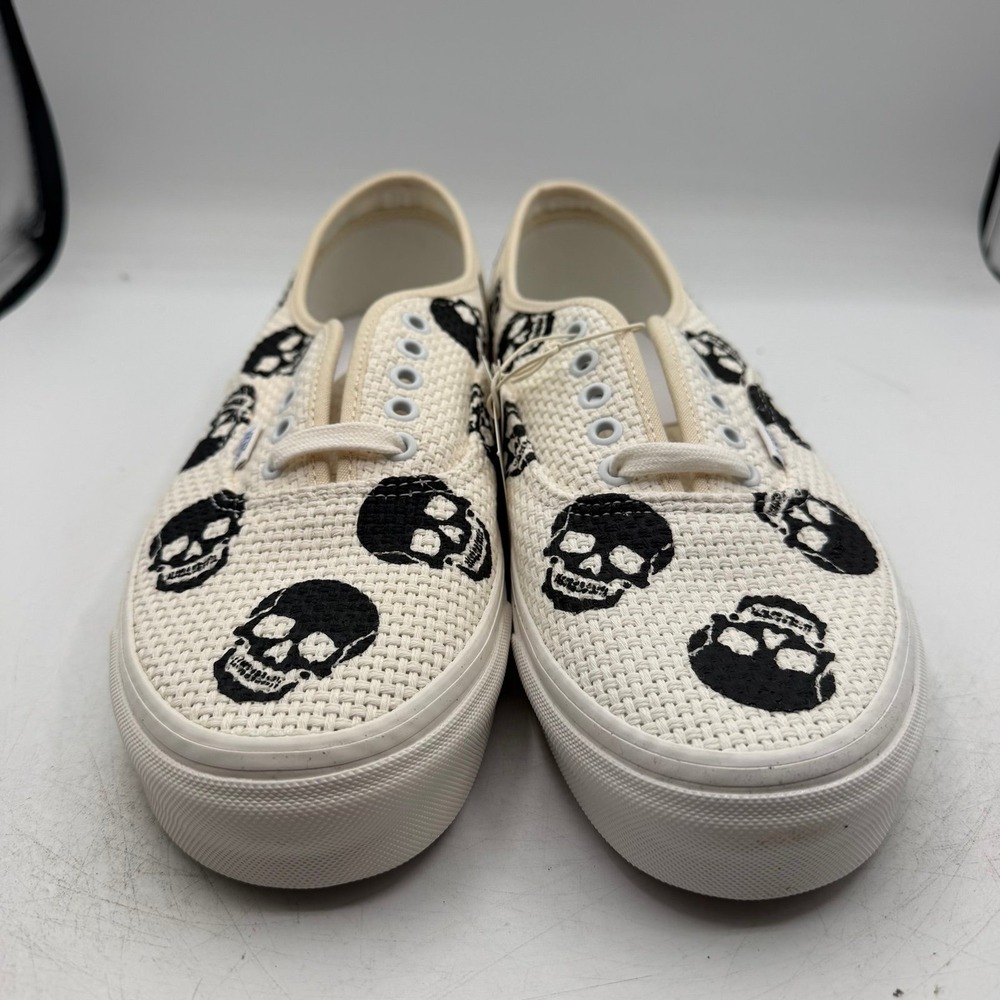 VANS Anaheim Factory Authentic 44 DX Needlepoint Skulls Shoes Mens 8.5 Womens 10 - Picture 4 of 11